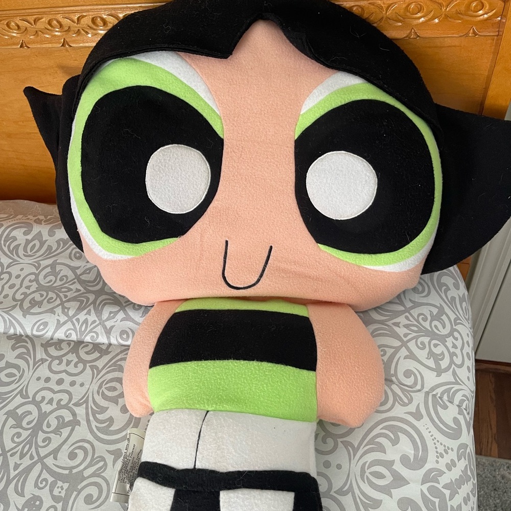 Powerpuff Girls Plush Toy - Buttercup Green and Black